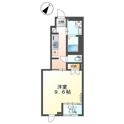 Floor plan for room 101
