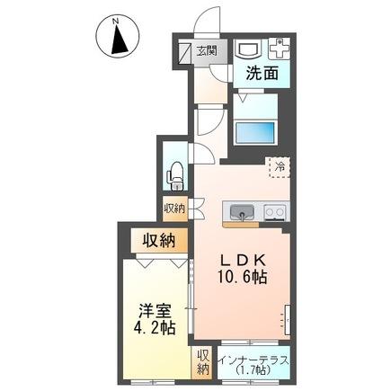 Floor plan for room 101