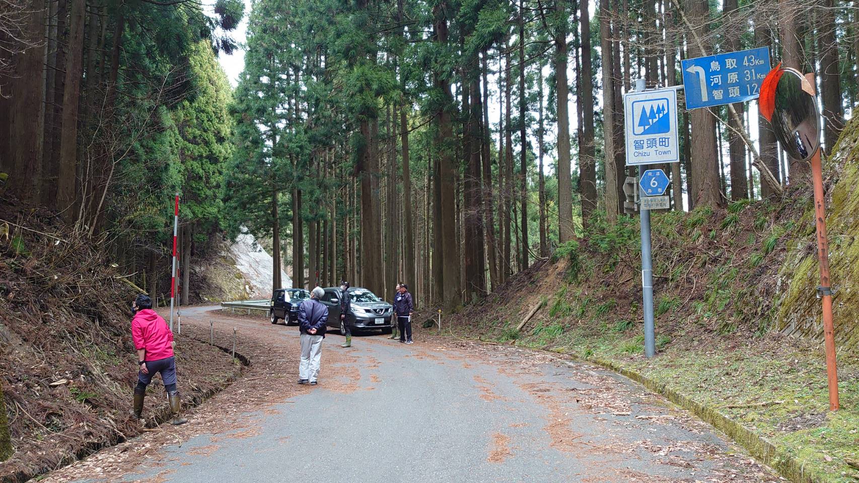 智頭の山 視察 その3