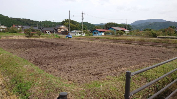 鳥取市鹿野町の畑