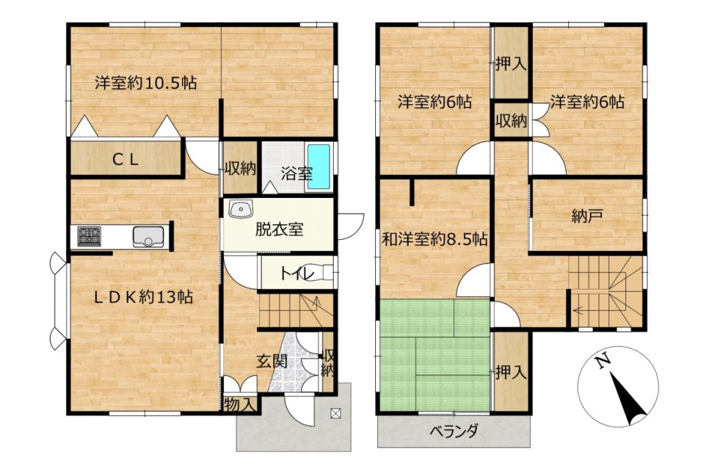湖山町西3中古住宅