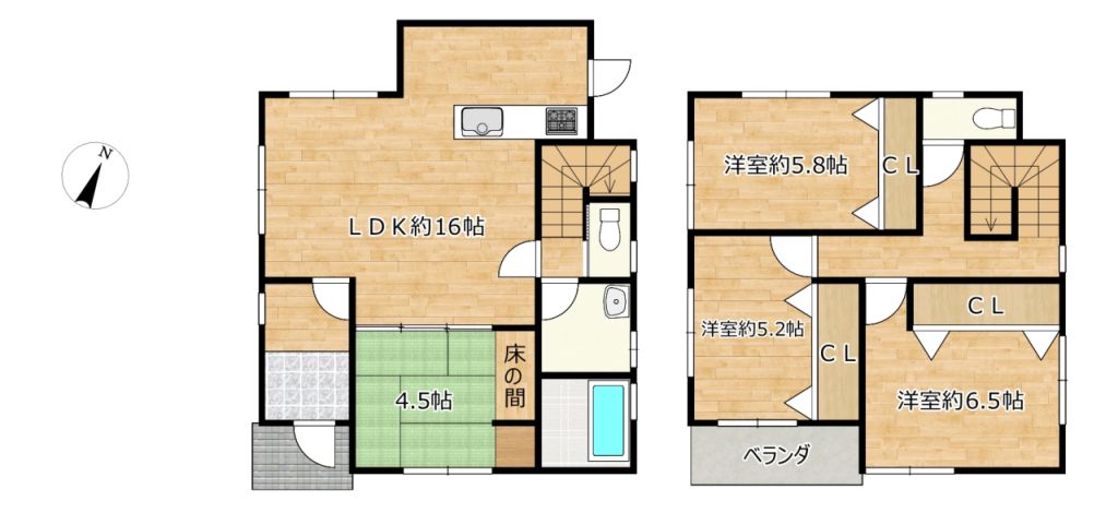浜坂8中古住宅